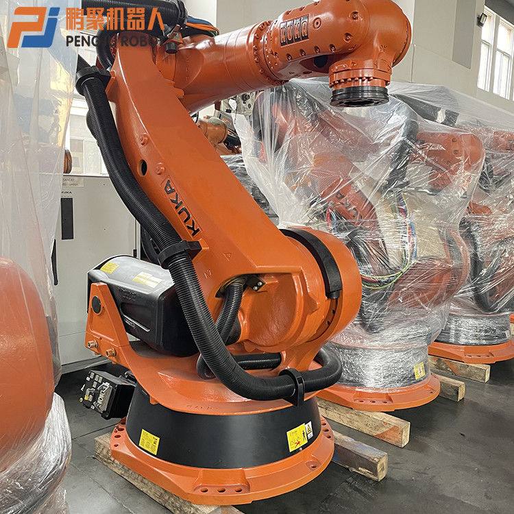 استفاده شده Kuka Robot Palletizing Arm برای استفاده از دستکاری، پالتی سازی، تخلیه، دستکاری، دست رباتیک
