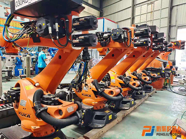KUKA KR210 R3100 روبات صنعتی 6 محور بازوی روبات با 210kg بار مفید و 0.06mm تکرار
