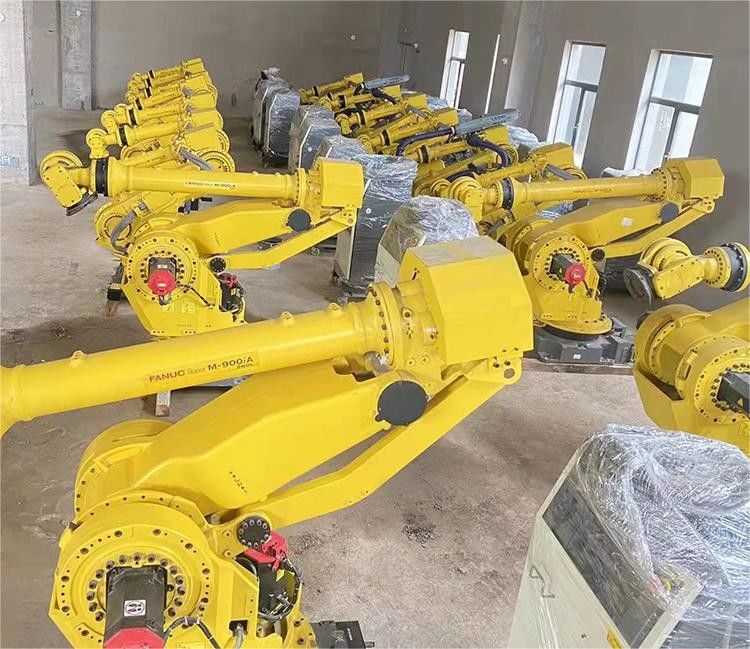 Fanuc R-2000iB-210F فشار جوش نقطه ای خم کردن پالتیز کردن بارگذاری و تخلیه ربات ماشینکاری