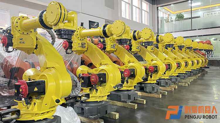 Fanuc R-2000iB-210F فشار جوش نقطه ای خم کردن پالتیز کردن بارگذاری و تخلیه ربات ماشینکاری