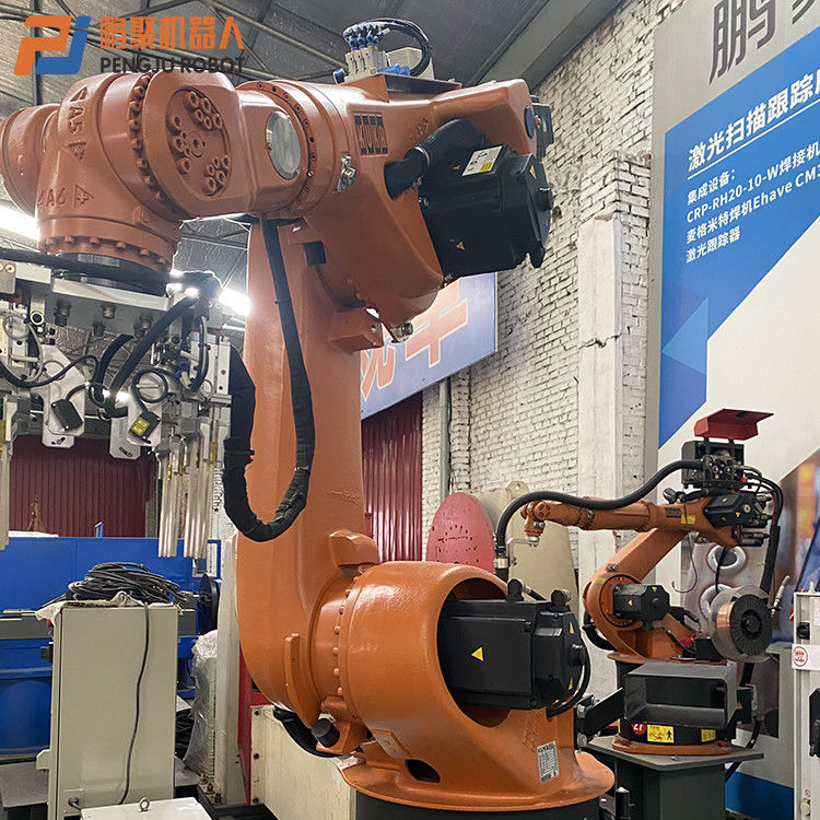 Kuka KR60 اتوماتیک شش محوره بارگیری و تخلیه ربات بازوی بازو 2033 میلی متر بار 60 کیلوگرم