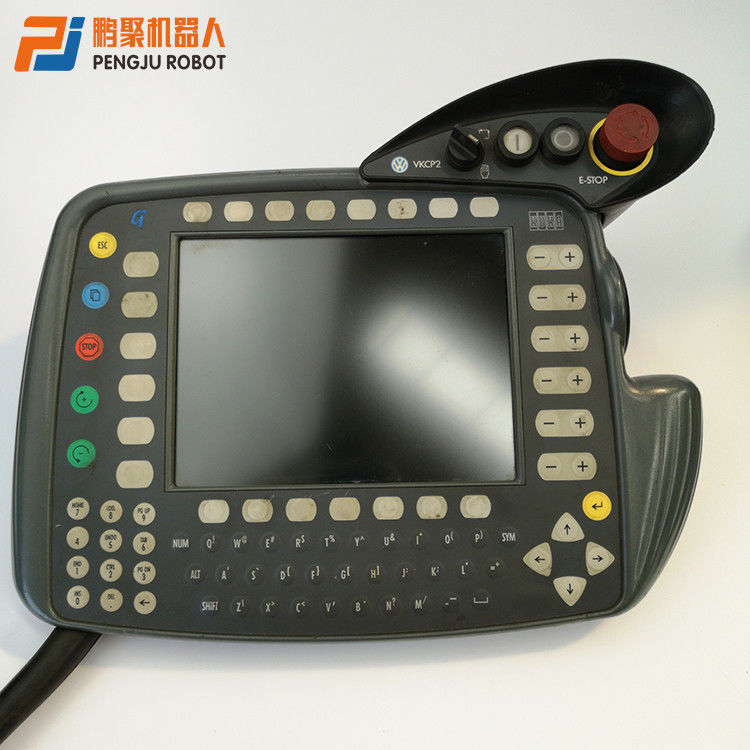 استفاده شده KUKA روبات آموزش Pendant KCP2 KRC2 KR C2 00-130-547 DHL FEDEX حمل و نقل 00-107-264 KUKA KRC 2 کنترل کننده