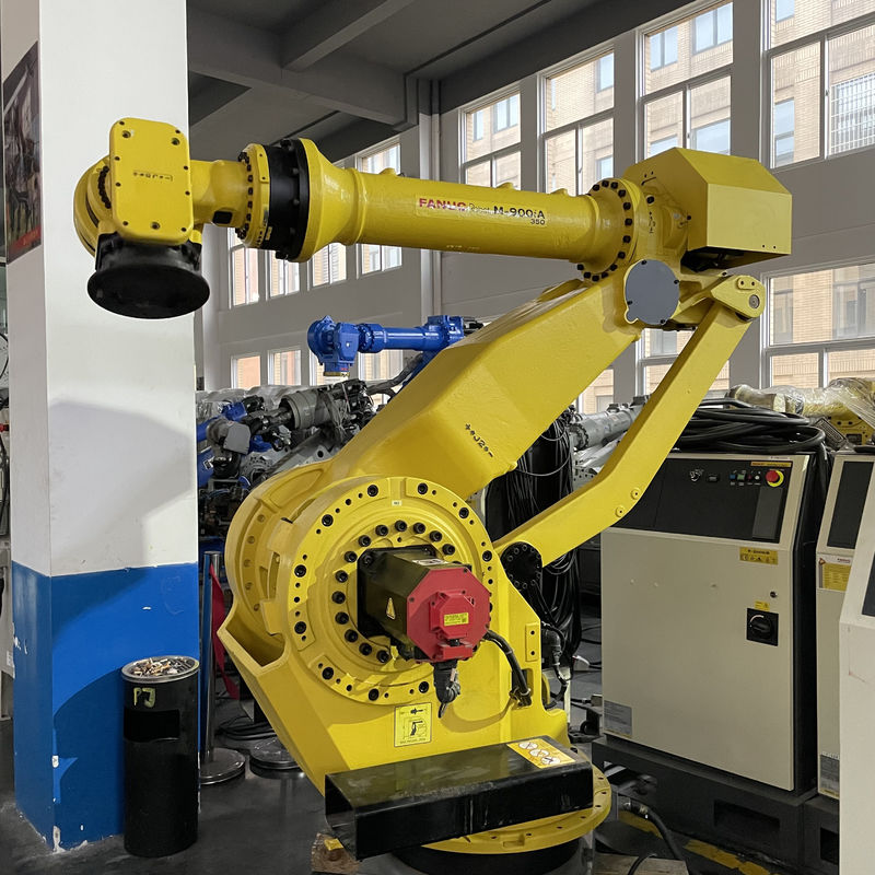 Fanuc M-900iA 350 ربات های استفاده شده 6 محور 2655mm Reach R30iA کنترل کننده کامل برای پالتی و بیشتر