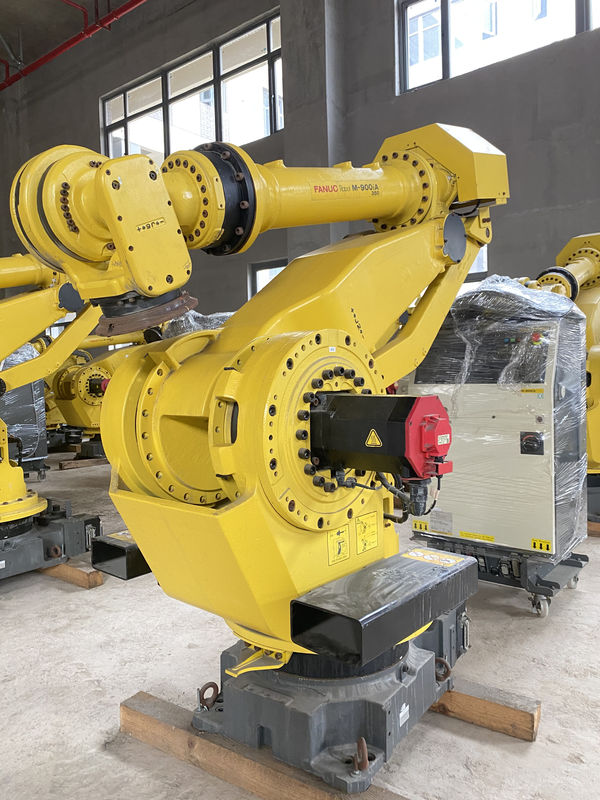 Fanuc M-900iA 350 ربات های استفاده شده 6 محور 2655mm Reach R30iA کنترل کننده کامل برای پالتی و بیشتر