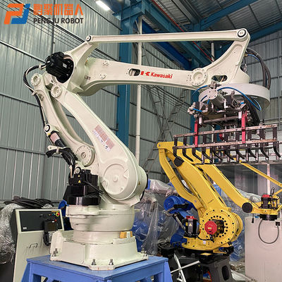 CP180L ربات چند وظیفه ای پالتیزینگ ربات کاوازاکی استفاده شده با بار 180 کیلوگرم