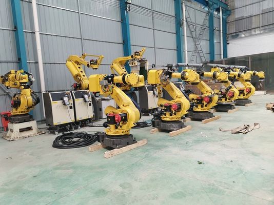ربات جوش قوس FANUC 165 کیلوگرم کنترل کننده بار مفید RJ3iB برای بارگیری و تخلیه